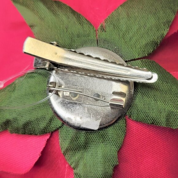 Pink Flower Fascinator Brooch Corsage Rose Brooch Pin - Picture 10 of 11